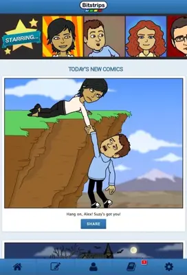 Bitstrips android App screenshot 2